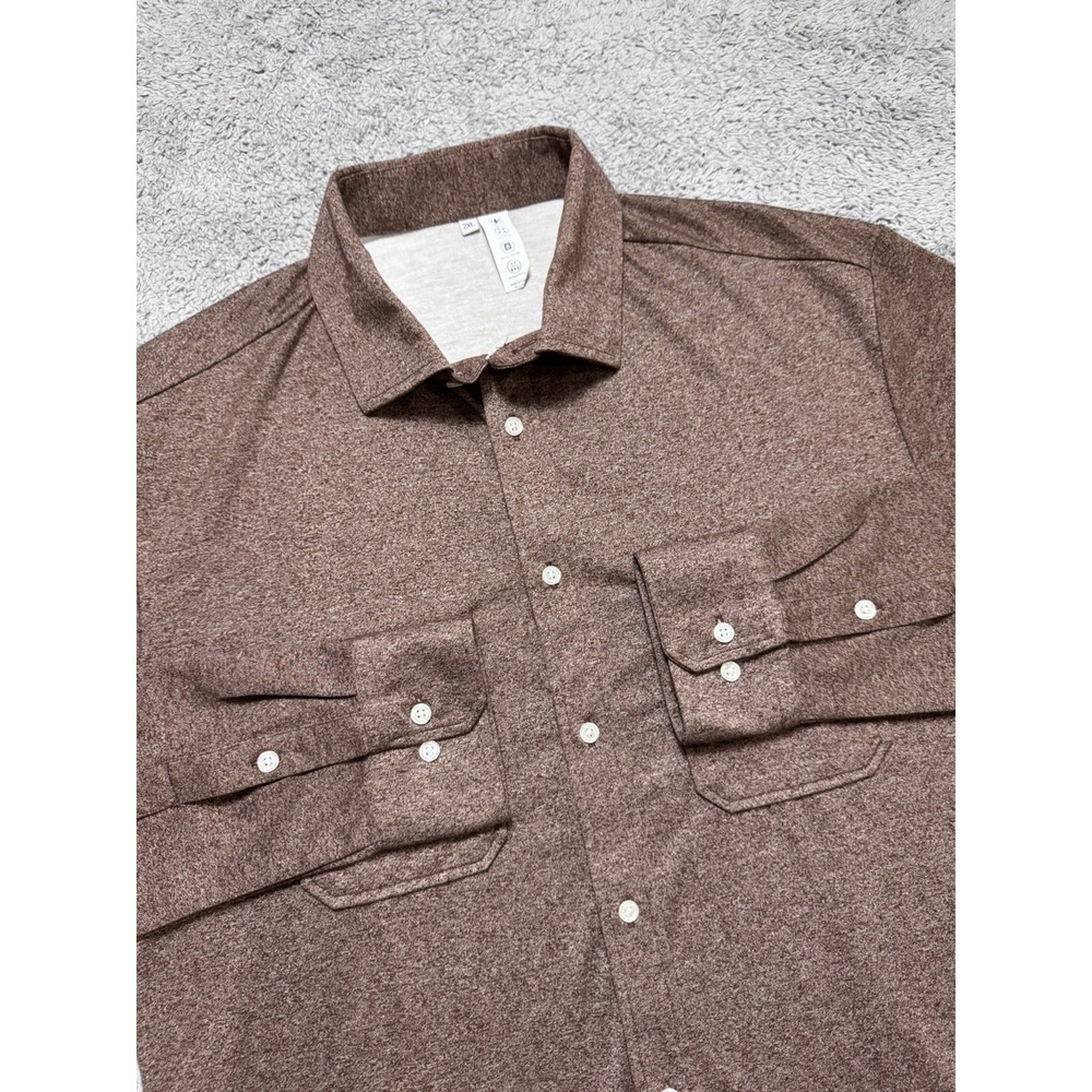 State & Liberty Men's 2XL Performance Shacket Patch Pocket Button Down PO3290